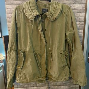 Army green American Eagle Utility jacket